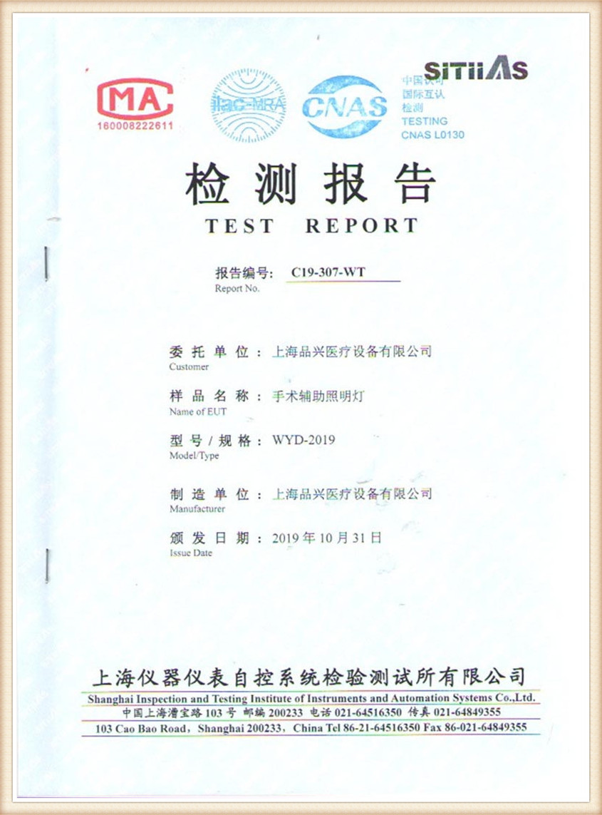 Examining Report