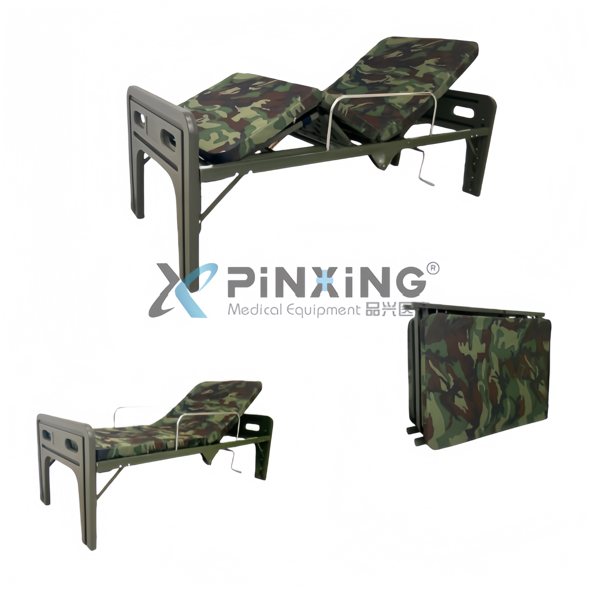 Best YZ15 Durable Manual Foldable Hospital Bed with Two Adjustable  Functions Manufacturer and Factory | Pinxing, image size:2000x2000